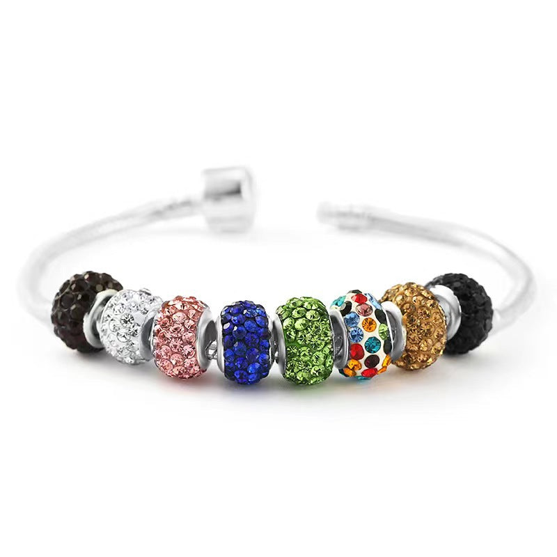 12mm Large Hole  RHINESTONE BEADS