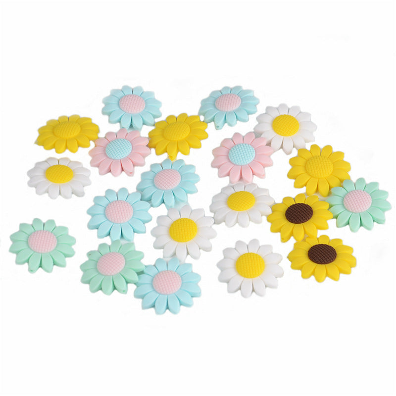 Sunflower diy SILICONE BEADS