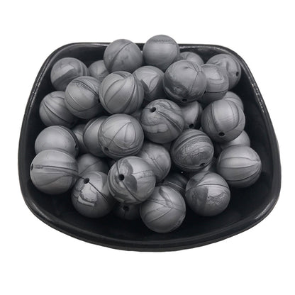 15mm Silicone beads 100pcs