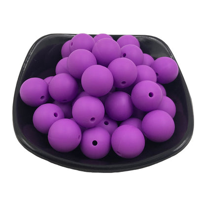 15mm Silicone beads 100pcs