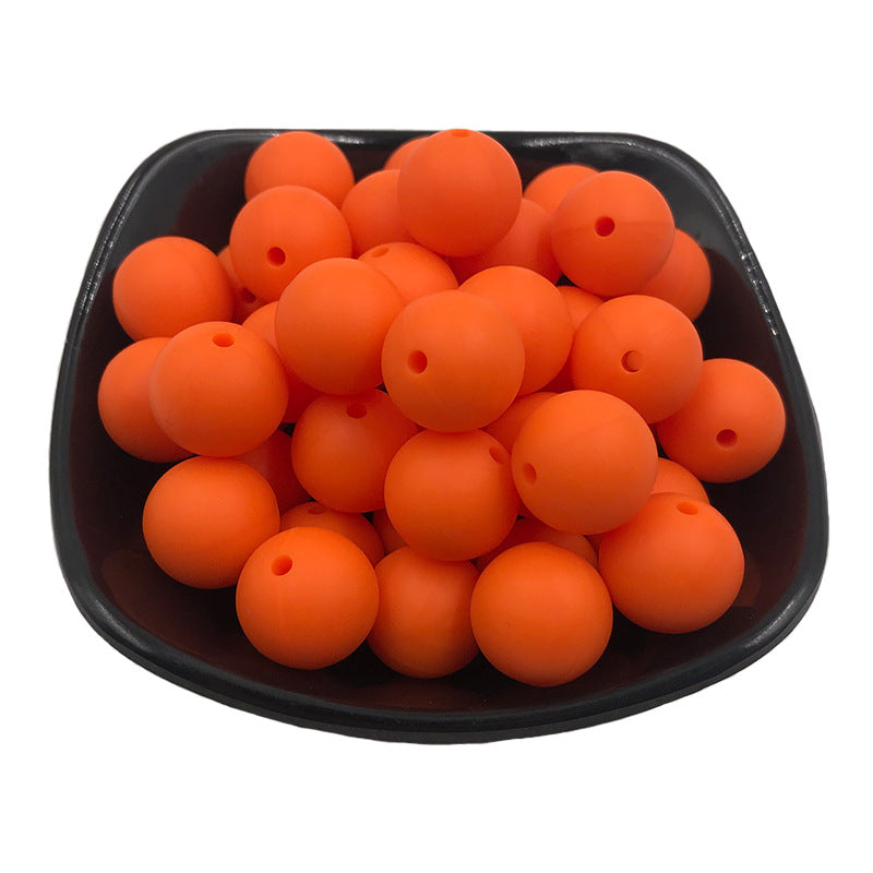 15mm Silicone beads 100pcs