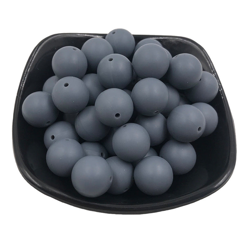 15mm Silicone beads 100pcs