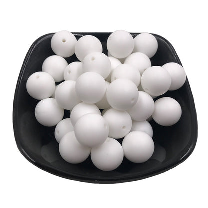 15mm Silicone beads 100pcs