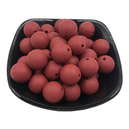 15mm Silicone beads 100pcs