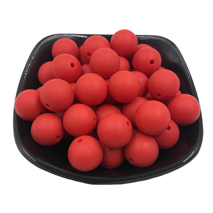 15mm Silicone beads 100pcs