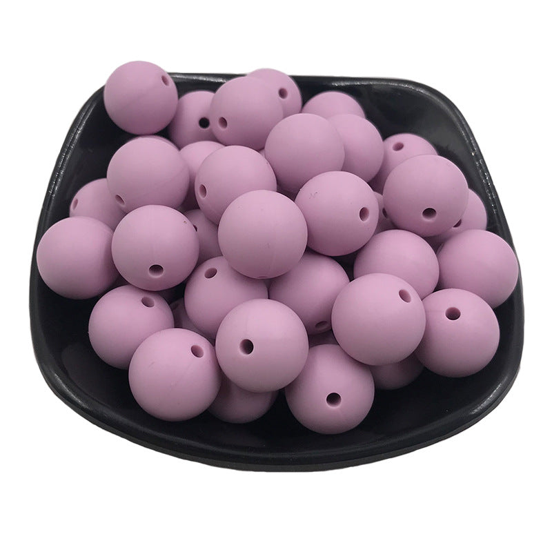 15mm Silicone beads 100pcs