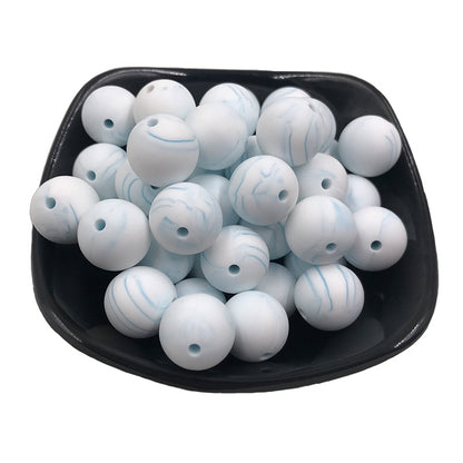 15mm Silicone beads 100pcs