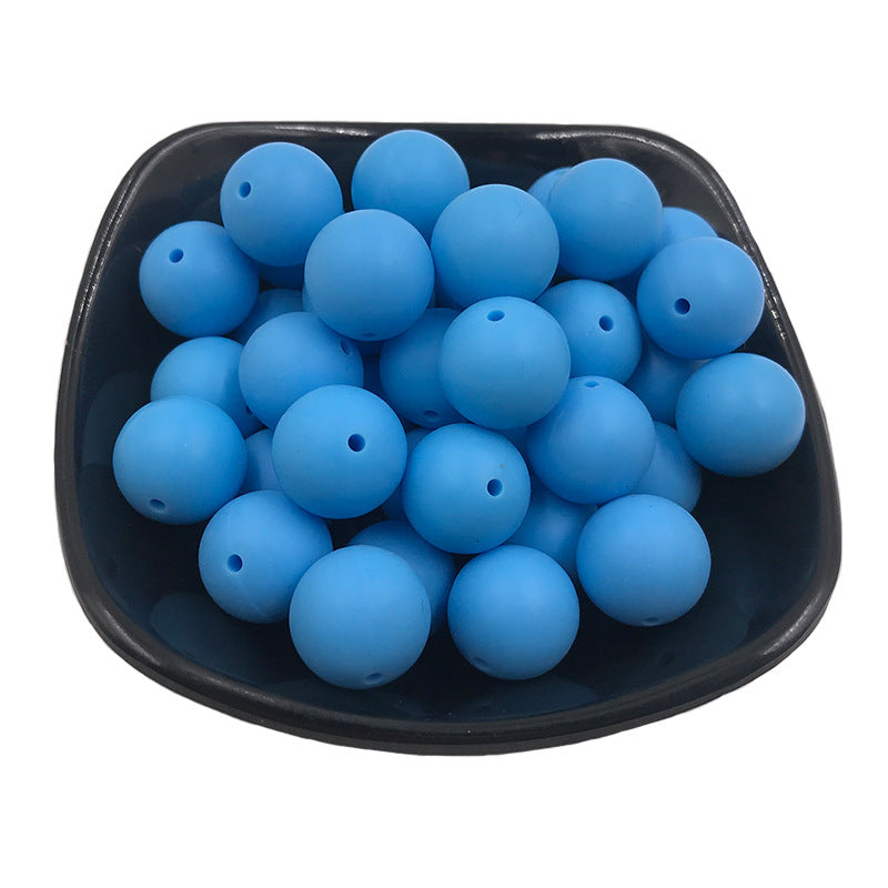 15mm Silicone beads 100pcs