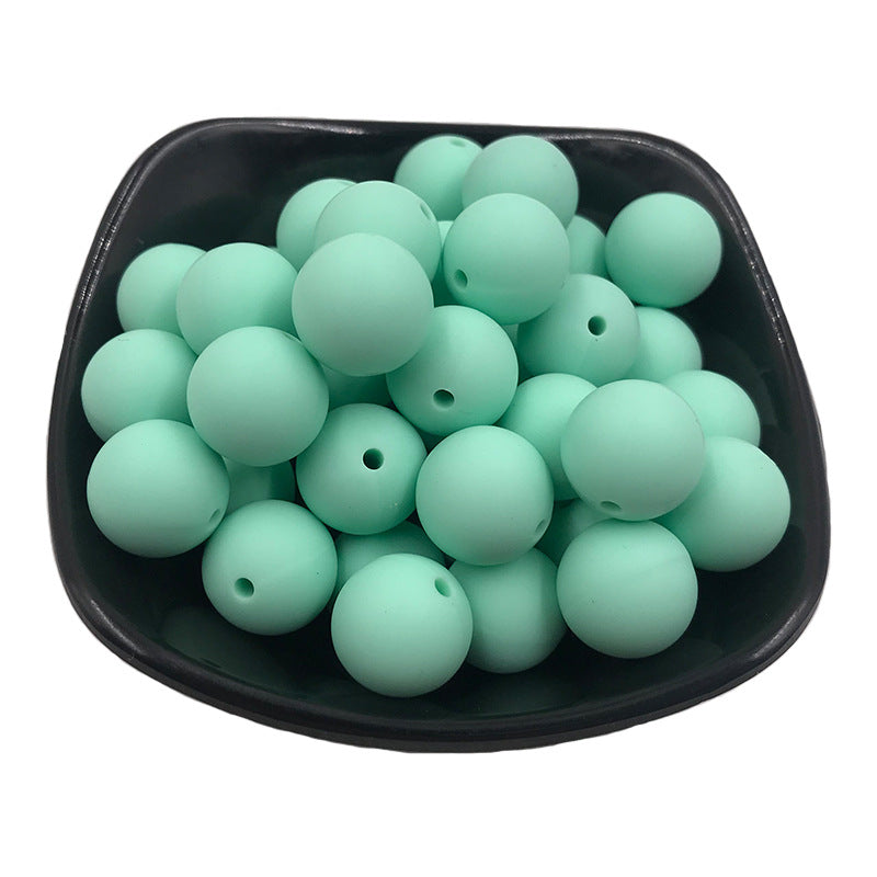 15mm Silicone beads 100pcs