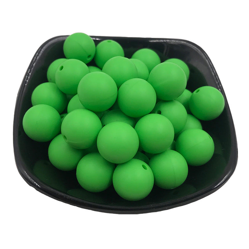 15mm Silicone beads 100pcs