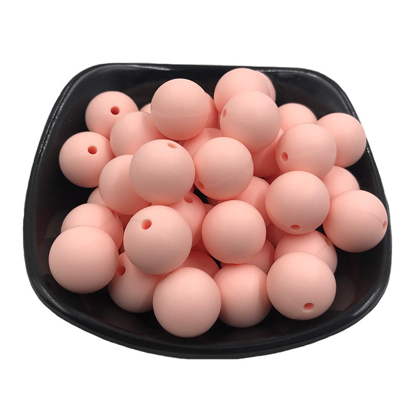 15mm Silicone beads 100pcs