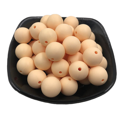 15mm Silicone beads 100pcs