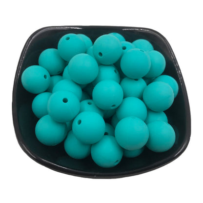 15mm Silicone beads 100pcs