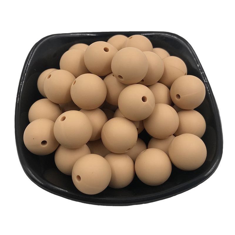 15mm Silicone beads 100pcs