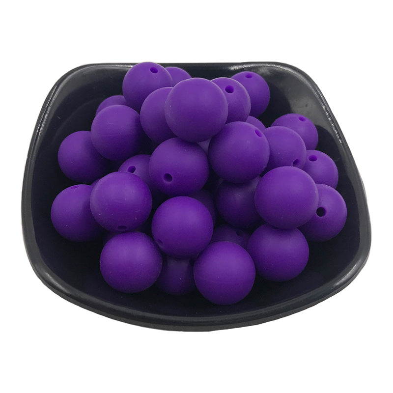 15mm Silicone beads 100pcs