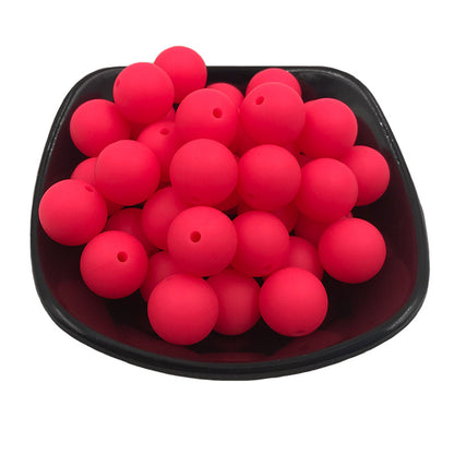 15mm Silicone beads 100pcs