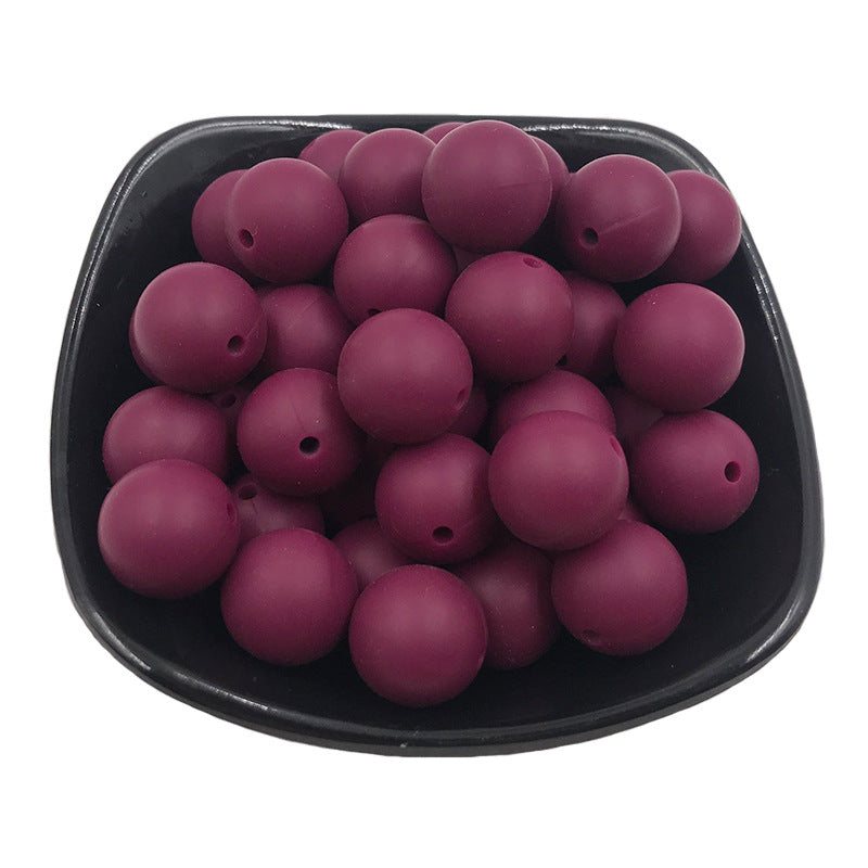 15mm Silicone beads 100pcs