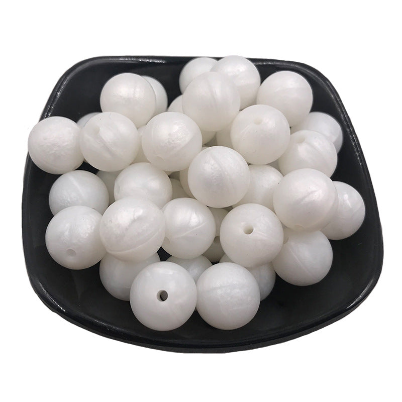 15mm Silicone beads 100pcs