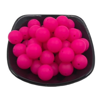 15mm Silicone beads 100pcs