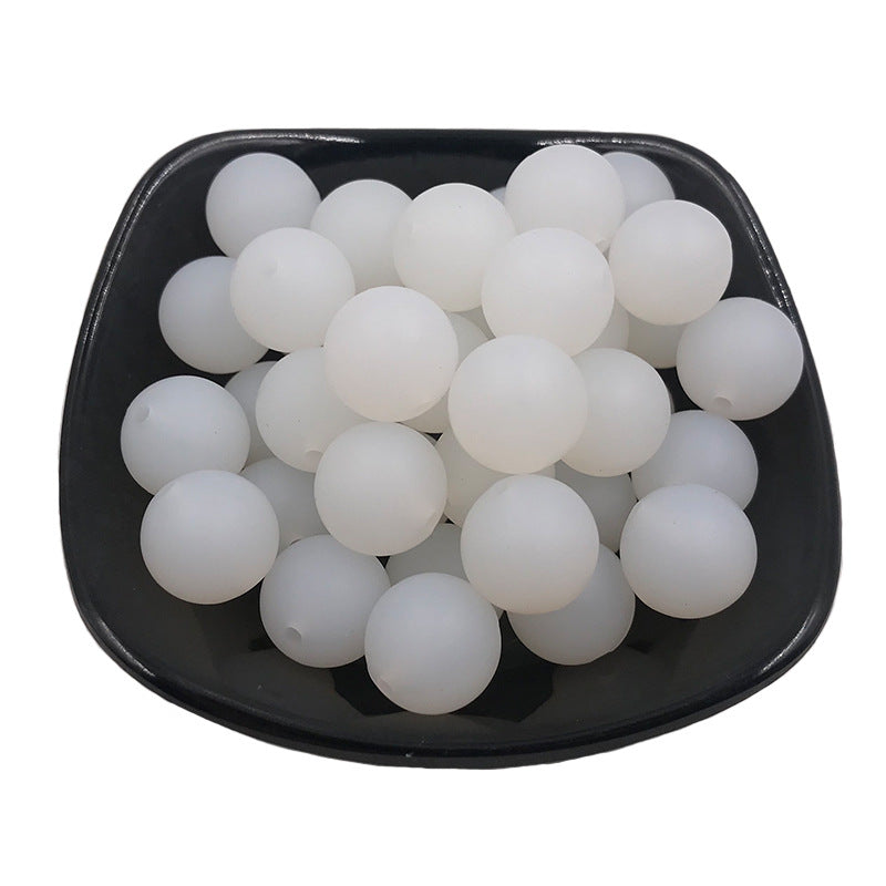 15mm Silicone beads 100pcs