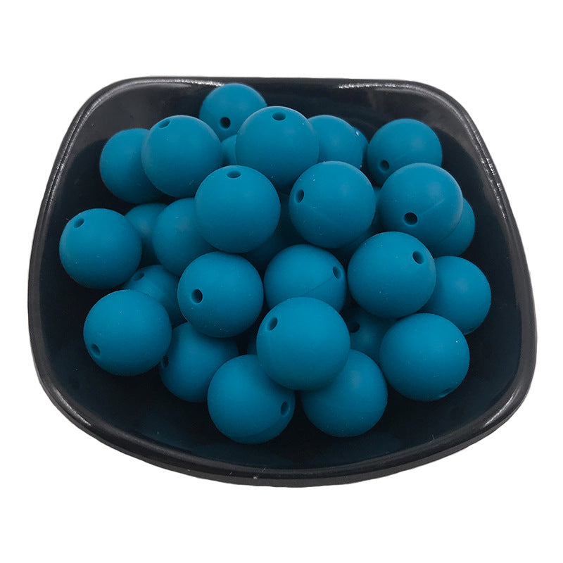 15mm Silicone beads 100pcs