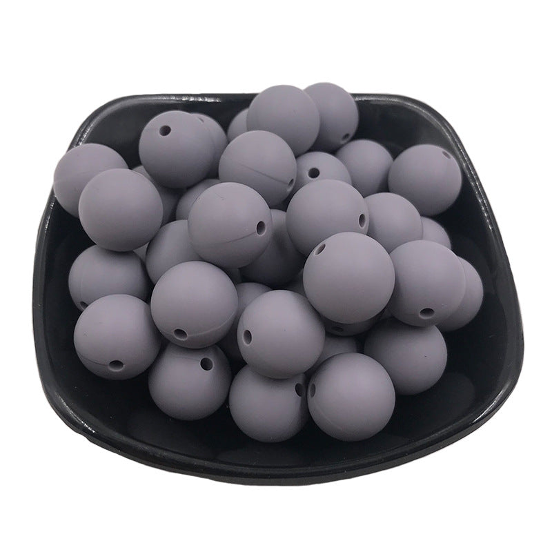 15mm Silicone beads 100pcs