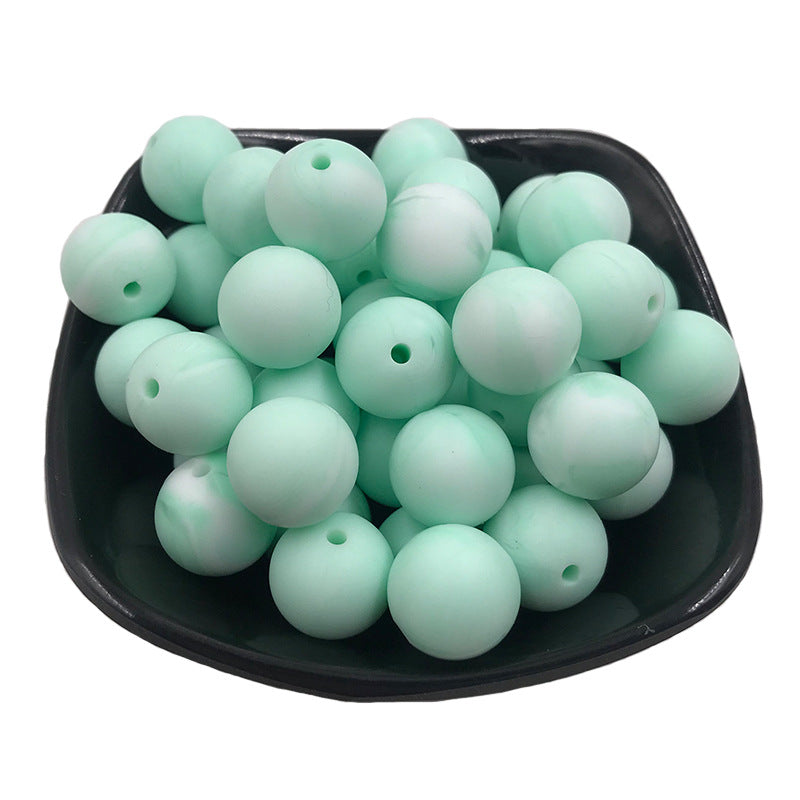 15mm Silicone beads 100pcs