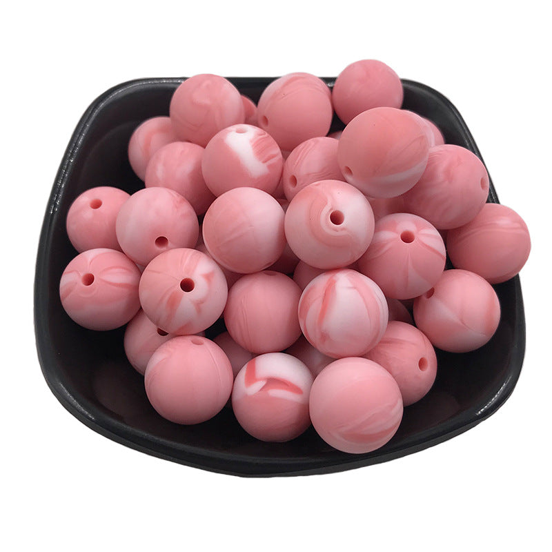 15mm Silicone beads 100pcs