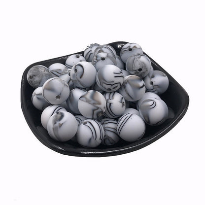 12mm Silicone beads 100pcs