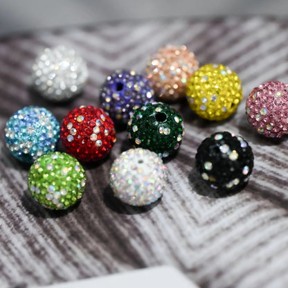 14mm RHINESTONE BEADS