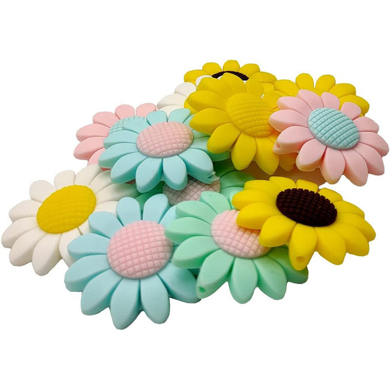 Sunflower diy SILICONE BEADS