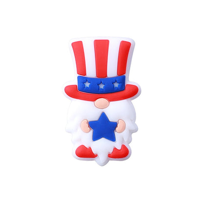 Independence Day silicone beads