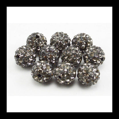 10mm RHINESTONE BEADS