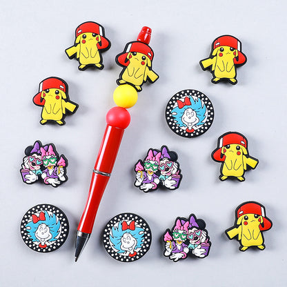 Cartoon Pikachu silicone beads