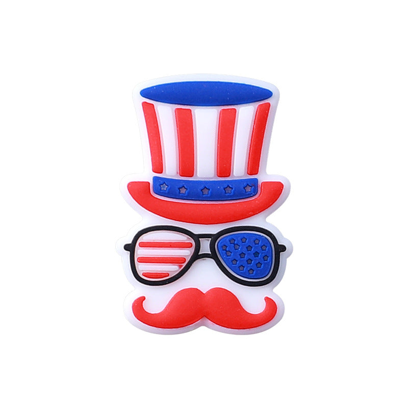 Independence Day silicone beads