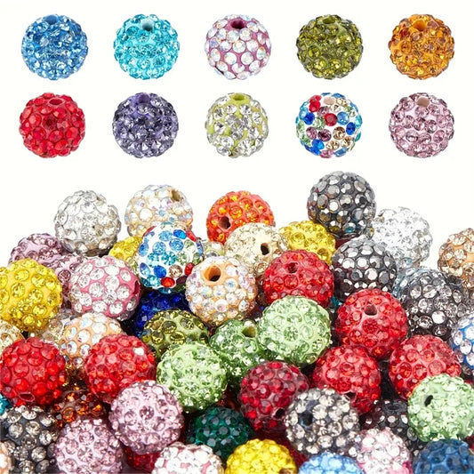 8mm RHINESTONE BEADS