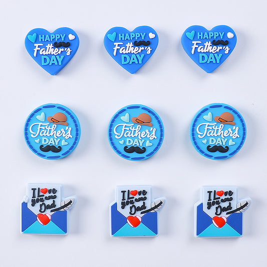 Father's Day silicone beads