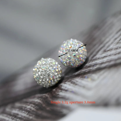 14mm RHINESTONE BEADS