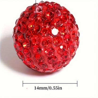 14mm RHINESTONE BEADS