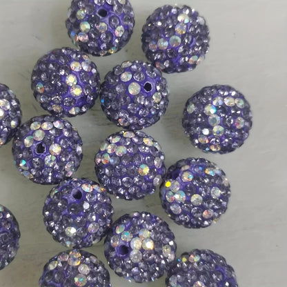 14mm RHINESTONE BEADS